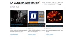 Desktop Screenshot of lagazzettainformatica.it